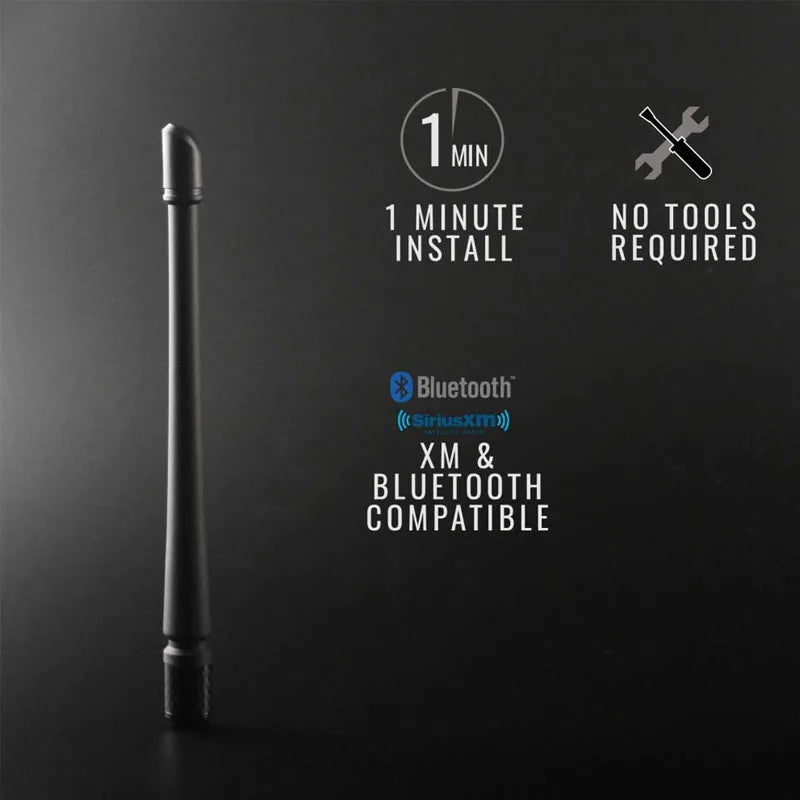 FM/AM Radio Signal Antenna for Ford F-150 / Jeep Wrangler / Harley Davidson | 7-Inch Aerial