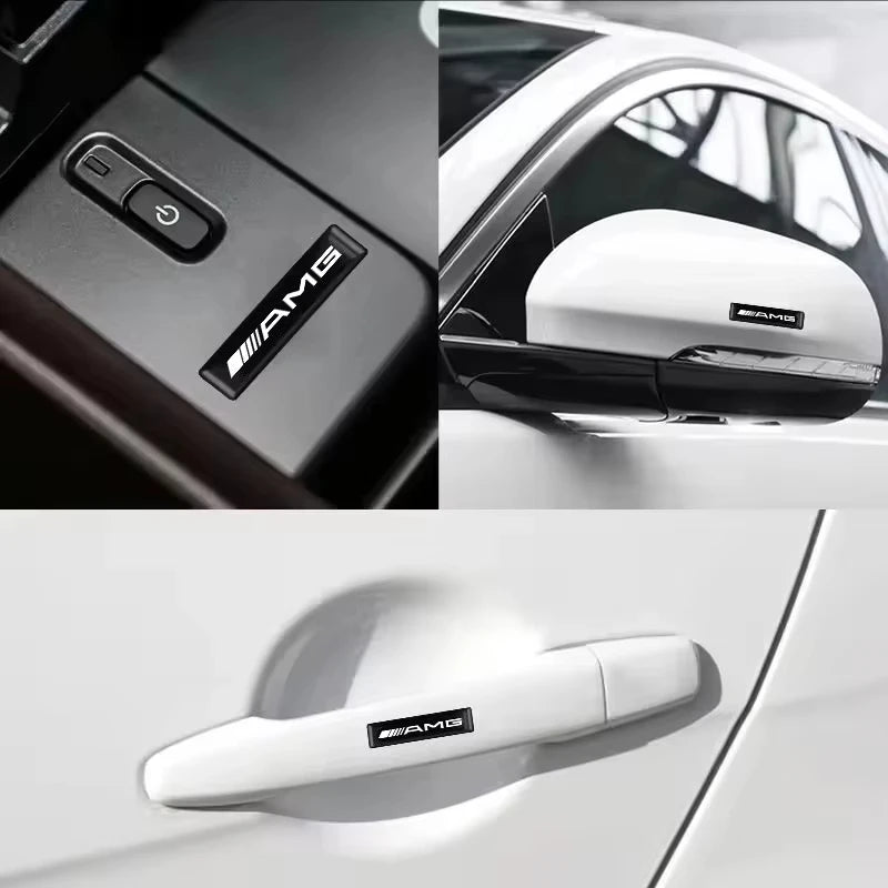 3D Epoxy Interior & Exterior Decoration Sticker for Mercedes-Benz AMG A/B/C/E/G-Class | AMG Badge