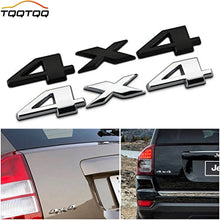 Load image into Gallery viewer, 3D Chrome 4x4 Logo Decal Emblem Nameplate Badge for Jeep Liberty | Sticker