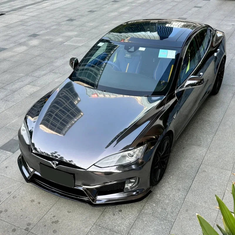 Premium Black Mirror Chrome Vinyl Wrap Self Adhesive Decal Film Air Release DIY Automotive Car Wrapping Foil