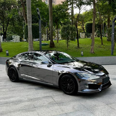Premium Black Mirror Chrome Vinyl Wrap Self Adhesive Decal Film Air Release DIY Automotive Car Wrapping Foil