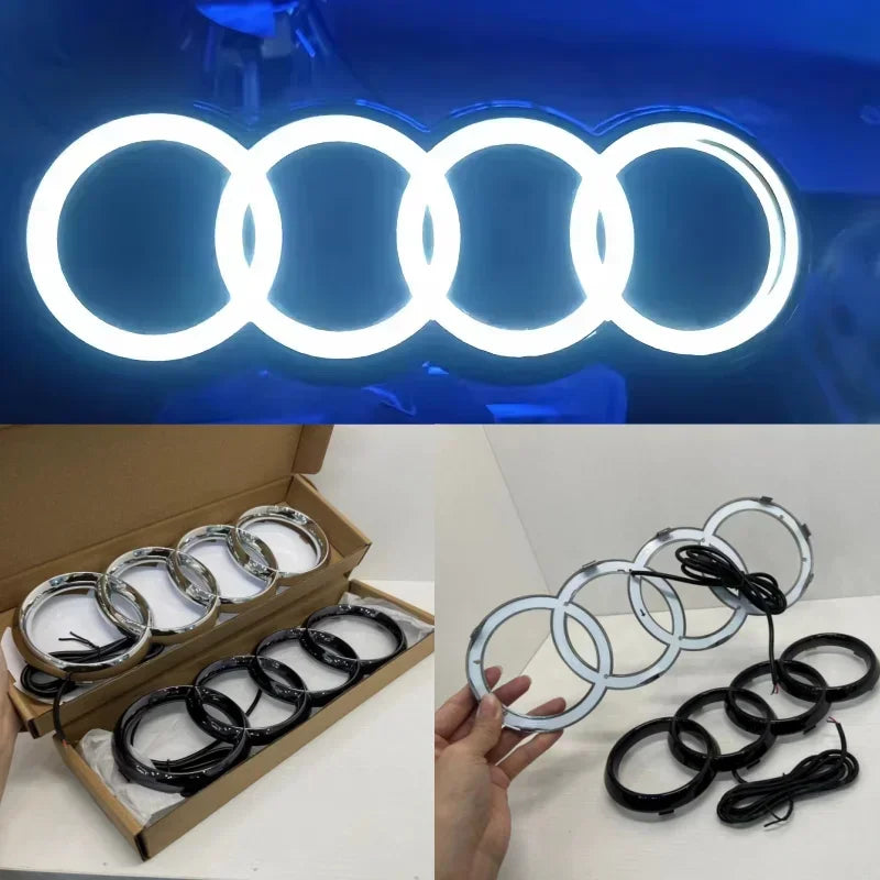Audi 4-Ring LED Dynamic Grille Lamp for A3/A4/A5/A6/A7/A8/S3/S4/S5