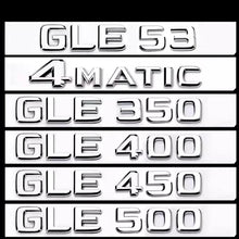 Cargar imagen en el visor de la galería, Trunk Words Logo Badge Emblem Decal for Mercedes-Benz GLE / GLE53 / GLE63 | AMG Sticker