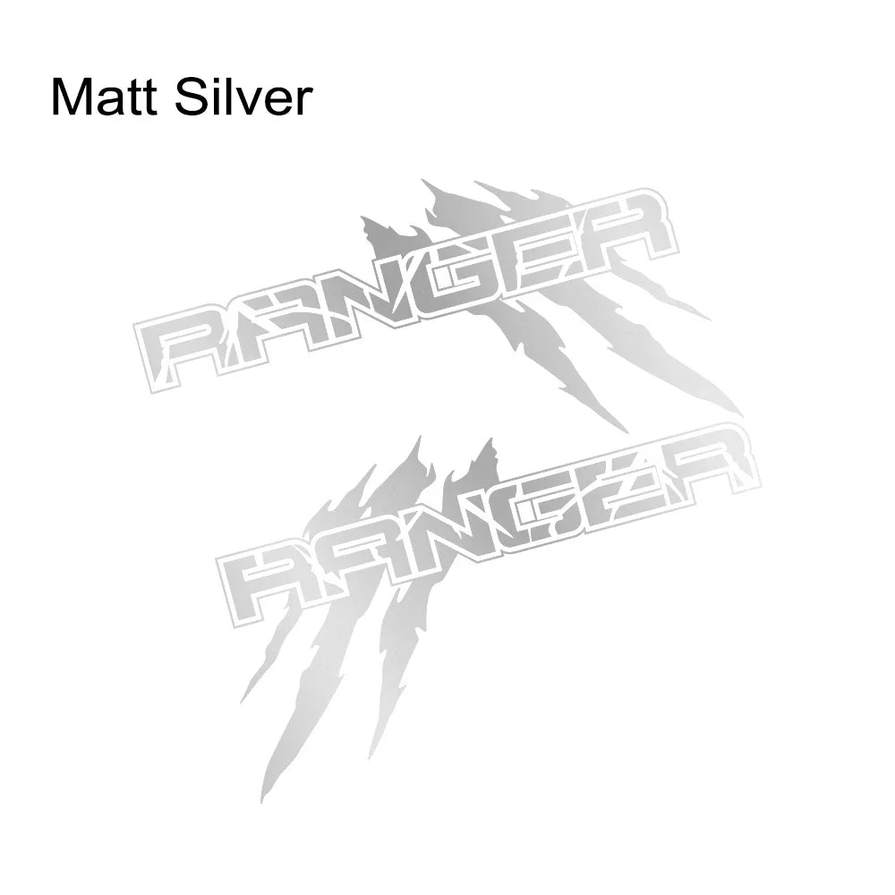 Car Body Side Sticker For Ford Ranger Raptor XLT XL Lariat  T6 Trim Pickup Truck Bed Decor Cover Decal Auto Tuning Decoration