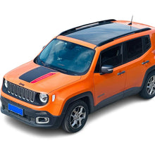 Load image into Gallery viewer, Matte Black TrailHawk Hood Decal for Jeep Renegade (2014–2023) | Precut Vinyl Graphics