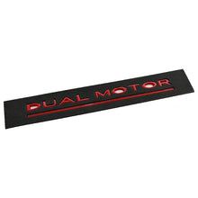 Cargar imagen en el visor de la galería, 3D ABS DUAL MOTOR Chrome Red Line Emblem Badge for Tesla | Trunk &amp; Body Styling Sticker