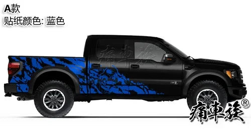 Full-Body Appearance Decoration Vinyl Kit for Ford F-150 Raptor | Custom KK Pickup Wrap