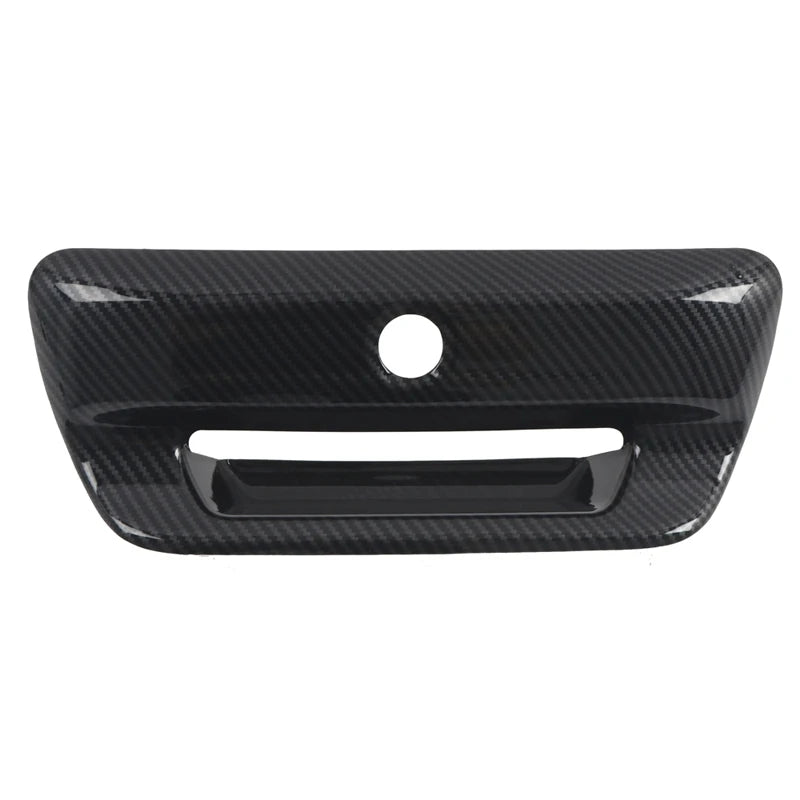 For Dodge Ram 1500 2019 2020 2021 Carbon Style Tailgate Rear Door Handle Bowl Taillight Tail Light Lamp Cover Trim Car Styling