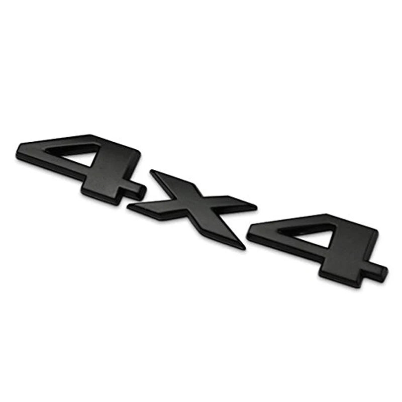 3D Chrome 4x4 Logo Decal Emblem Nameplate Badge for Jeep Liberty | Sticker