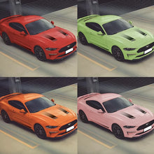 Load image into Gallery viewer, Gradient Hood Stripe &amp; Waistline Decal for Ford Mustang (2018–2021) | Sport Modified Vinyl Graphics