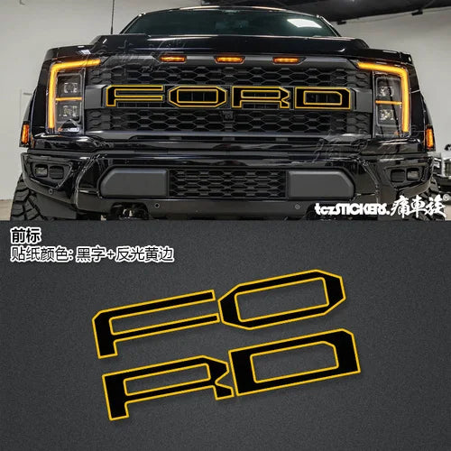 Custom Vinyl Decal Kit for Ford F-150 Raptor 3rd Gen 3.5T (2023) | Special KK Wrap