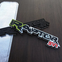 Cargar imagen en el visor de la galería, 3D Metal Raptor SV1 Emblem Car Sticker for Ford Kuga / Raptor SVT | Styling Badge