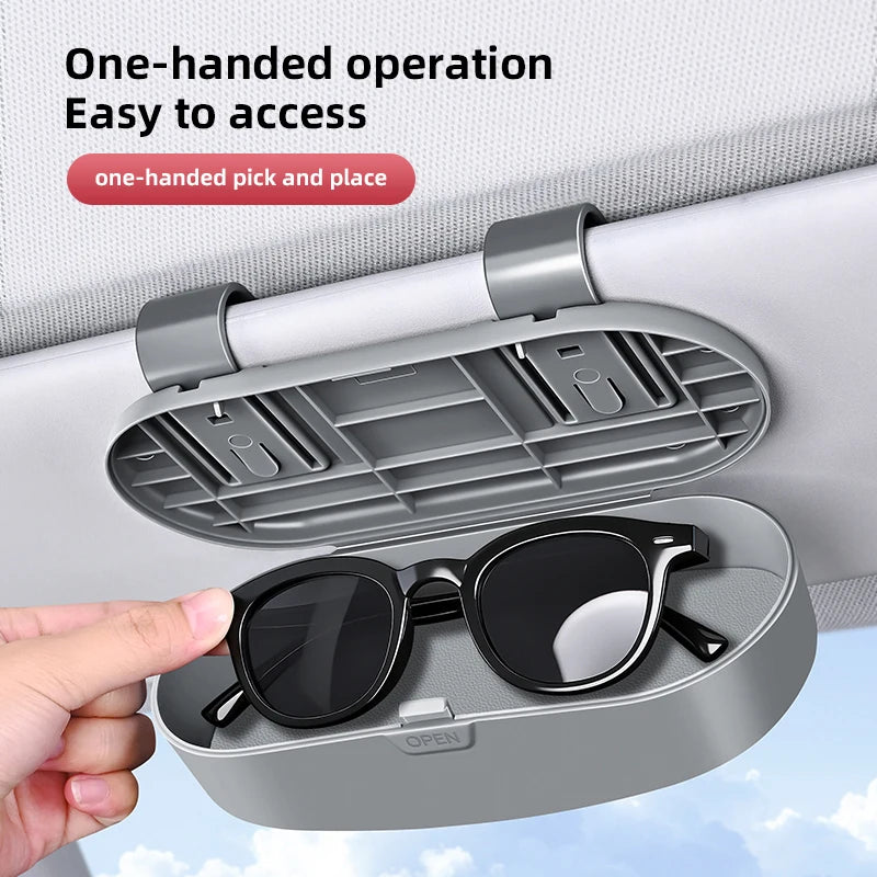 Sunglasses Storage Box Interior Accessory for Jeep Grand Cherokee / Compass | Black / Grey / Beige