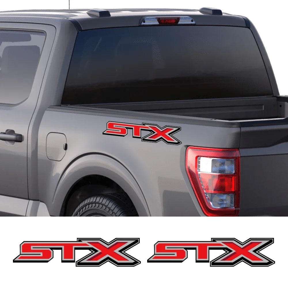 STX Off-Road Vinyl Decal for Ford Ranger / F-150 / F-250 Super Duty | 2-Piece Pickup Tuning Sticker