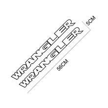 Cargar imagen en el visor de la galería, Jeep Wrangler Hood &amp; Side Vinyl Decal – Motor Graphic Bonnet Sticker | JK, JL, TJ, Unlimited