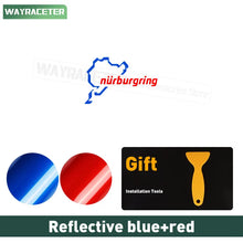 Cargar imagen en el visor de la galería, Edition 1 AMG A45 S Nürburgring Reflective Sticker | Wayraceter Window / Trunk Decal