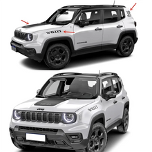 Cargar imagen en el visor de la galería, 1941 Heritage-Style Hood Scoop Decal for Jeep Renegade (2016–2025) | Precut Vinyl Graphics