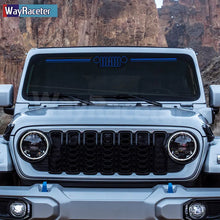 Load image into Gallery viewer, Jeep Wrangler &amp; Gladiator Reflective Grill &amp; Windshield Decal – Vinyl Window Graphic | JK JL, Gladiator, Renegade