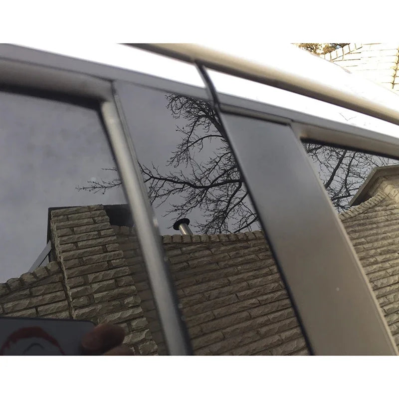 For Buick Lacrosse 2010-2016 6PCS Glossy Black B C Pillar Stickers Window Door Column Trim Cover Decoration Styling Accessories