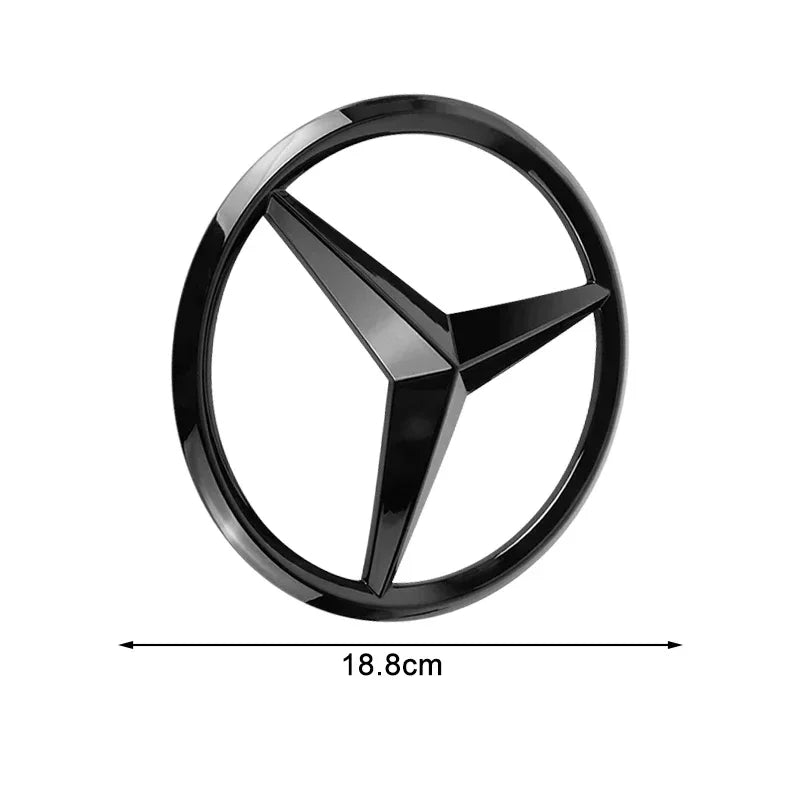 Large Front Grille Badge Decal 18.8cm / 21cm for Mercedes-Benz GLA / GLB / GLS / AMG | MERCEDES-BENZ