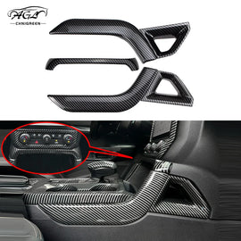 ABS Carbon Fiber Center Console Gear Shift Decorative Trim for Ford Ranger / Raptor | Interior Kit