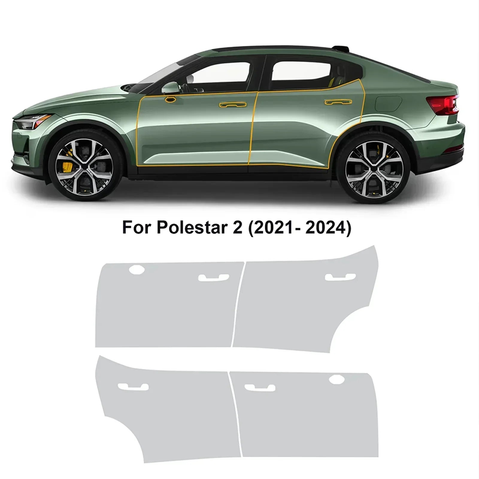 Precut PPF for Polestar 2 (2021–2025) | TPU Paint Protection Film Clear Bra