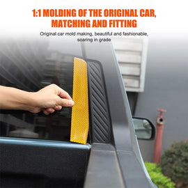 Soft Carbon Fiber Rear Trunk Window Spoiler & Pillar Strip for Ford Maverick (2022–2025) | ISO9001
