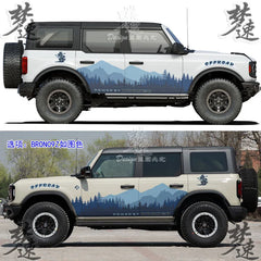 Off-Road Custom Body Exterior Vinyl Decal Kit for Ford Bronco | KK Sport Wrap