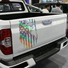 Cargar imagen en el visor de la galería, American Bald Eagle Flag Tailgate Decal – Pickup Truck Vinyl Sticker | Ford F-150, Tacoma, Hilux, D-Max, Dodge Ram