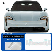 Load image into Gallery viewer, Precut PPF for Porsche Taycan (2020–2023) | 9-Mil TPU Paint Protection Film Clear Bra