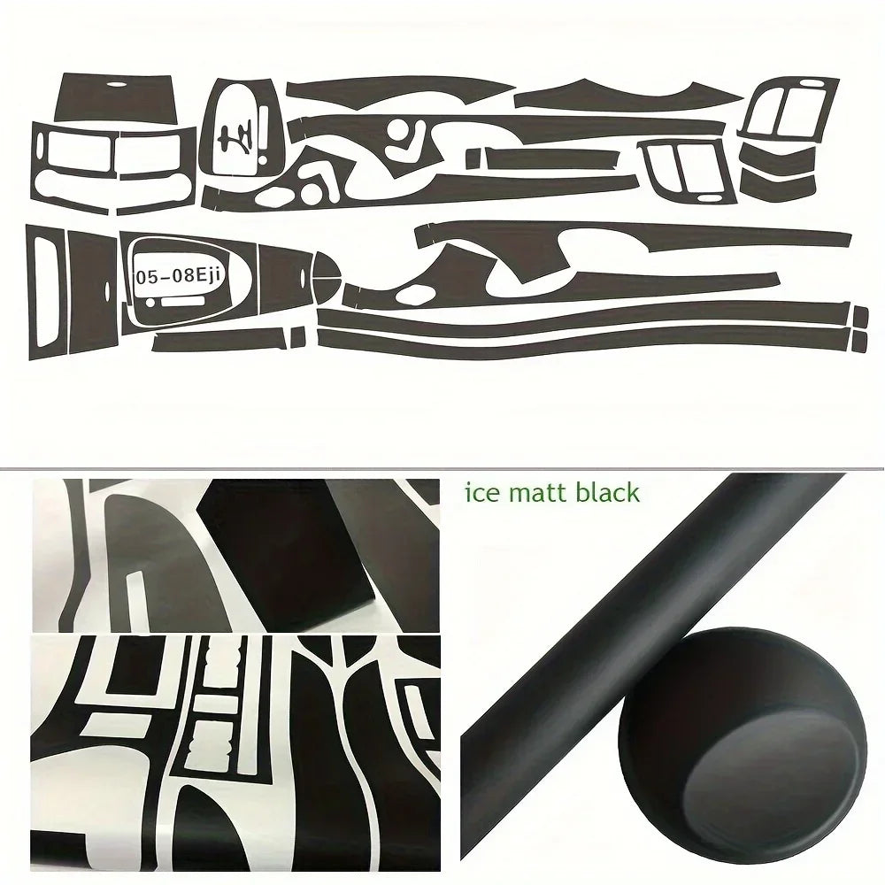 Carbon Fiber Interior Center Console Color Change Moulding Sticker | Mercedes-Benz AMG