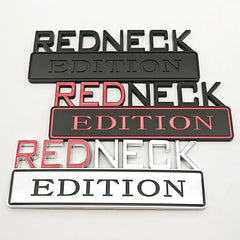 Universal Redneck Edition Emblem Badge | Ford F-150 / Silverado / RAM / Toyota / Jeep Trucks