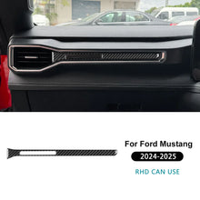 Load image into Gallery viewer, Real Soft Carbon Fiber Interior Trim for Ford Mustang GT / Dark Horse / EcoBoost (2024-2025)