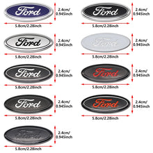 Cargar imagen en el visor de la galería, 5.8cm Aluminum Steering Wheel Emblem Decal for Ford Focus / F-150 / Mondeo | Metal Badge