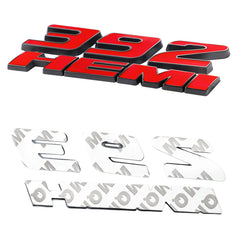 3D Metal HEMI 392 345 Emblem Badge Sticker for Dodge Charger / RAM 1500 / Journey / Caliber