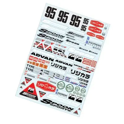 1/10 Scale Pre-Cut RC Body Shell Stickers – Drift, Touring, Truck, Monster, GT, Crawler Decals