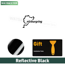 Cargar imagen en el visor de la galería, Edition 1 AMG A45 S Nürburgring Reflective Sticker | Wayraceter Window / Trunk Decal