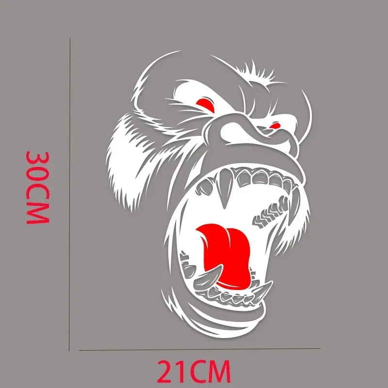 King Kong Gorilla Vintage Grunge Vinyl Graphic Decal – SUV, Truck & Pickup | Hood, Door & Bed Side | Black or White