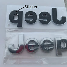 Cargar imagen en el visor de la galería, Front &amp; Rear Emblem Badge for Jeep Wrangler JK/JL / Compass / Renegade / Grand Cherokee | JEEP 3D