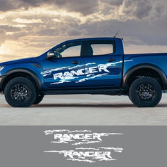 Off-Road Door Side Decal for Ford Ranger Raptor Pickup (2-Piece) | Auto Vinyl Body Graphics