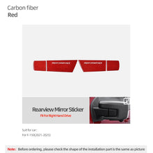 Load image into Gallery viewer, Real Carbon Fiber Rearview Mirror Trim for Ford F-150 SVT Raptor (2021–2025) | BetterHumz LHD/RHD
