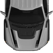 Load image into Gallery viewer, Custom Matte Black Engine Hood Stripe Kit | Front Graphics for Ford Raptor / Mustang