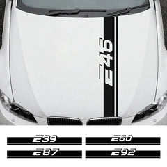Car Bonnet Hood Sticker Accessories Vinyl Film Decal For BMW E39 E46 E60 E90 E28 E30 E34 E36 E53 E61 E62 E70 E87 E91 E92 E93