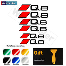 Cargar imagen en el visor de la galería, Audi Brake Caliper Decal Set – High-Temp Reflective Vinyl | A3 A4 A5 A6 A7 A8 Q2 Q3 Q5 Q7 Q8 TT TTS S-Line (6 Pcs)
