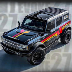 Sporty Fashionable Body Decoration Vinyl Decal Kit for Ford Bronco | Full-Body PVC Wrap