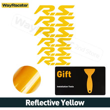 Cargar imagen en el visor de la galería, Renault Brake Caliper Decal Set – Hi-Temp Waterproof Reflective Vinyl | Megane RS, Clio, Sandero GT, Twingo, Laguna, Arkana (6 Pcs)