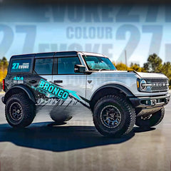 Body Modified Sports Fashion Decorative Film Vinyl Decal Kit for Ford Bronco | Full-Body PVC Wrap
