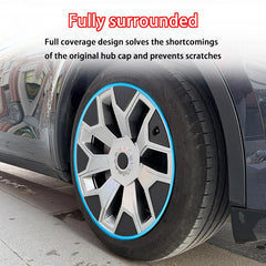 19" Replacement Hub Cap Wheel Covers for Tesla Model Y (2026) | 4-Piece Set