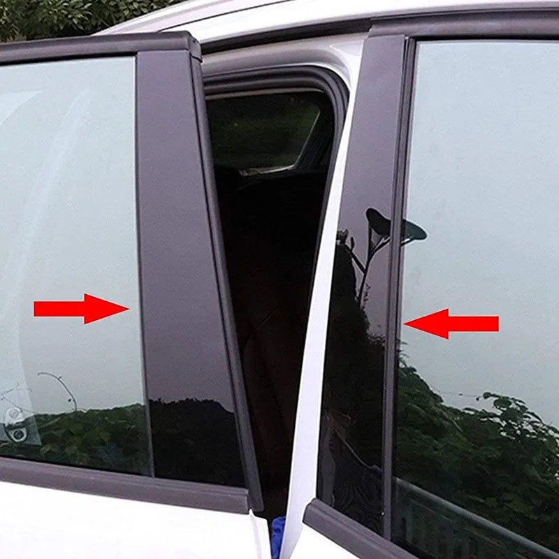 Car Pillar Posts Door Window Trim Cover Stickers Decal for Ford Maverick Keyless 2022 2023