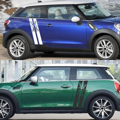 Union Jack Door Side Stripe Decal for Mini Cooper S (R55, R56, F55, F54, F60, R57, R59) | England Flag Vinyl